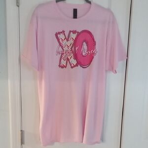 Gildan Light Pink Cotton T-Shirt